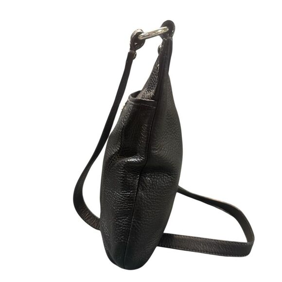 Coach F19265 Black Pebbled Leather Crossbody - Picture 8 of 15